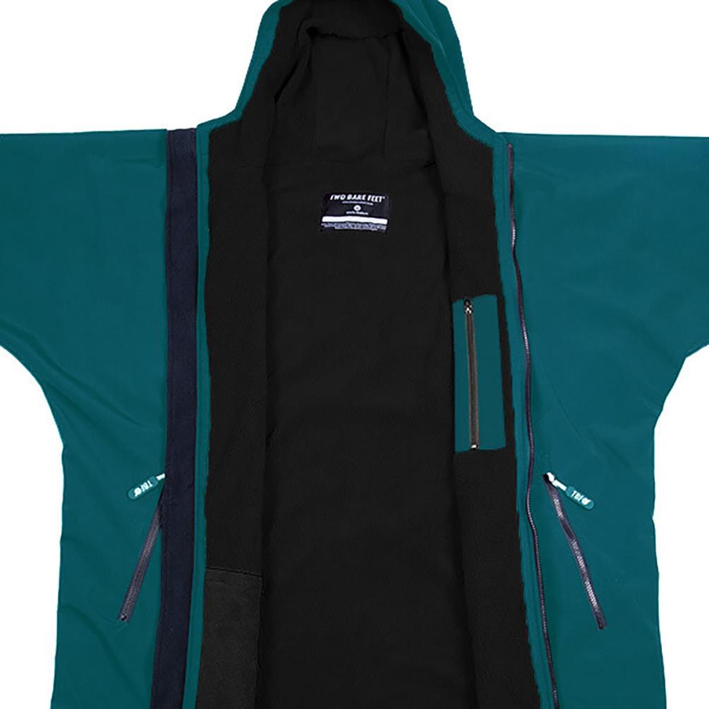 Two Bare Feet Kids Weatherproof Packable Changing Robe & Travel Bag - Sea Green / Black Extra Image 2